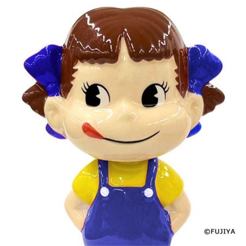 不二家（FUJIYA） 公式 陶器製首振りペコちゃん人形2024 陶器 人形