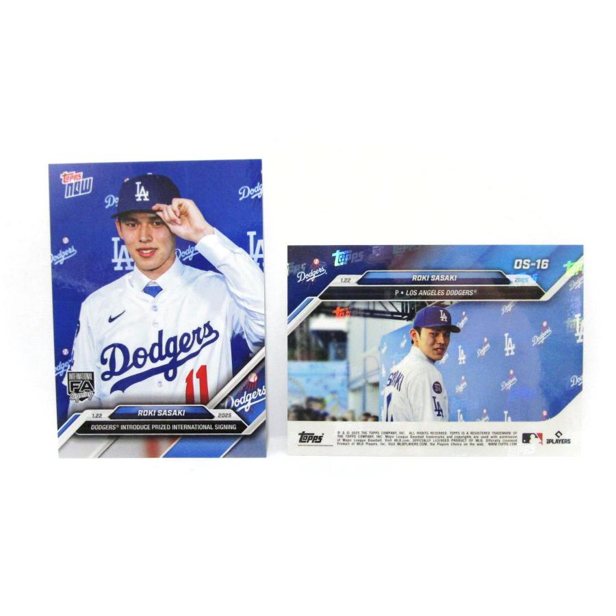 佐々木朗希 背番号11ドジャース 大谷所属 入団会見記念 トレーディング