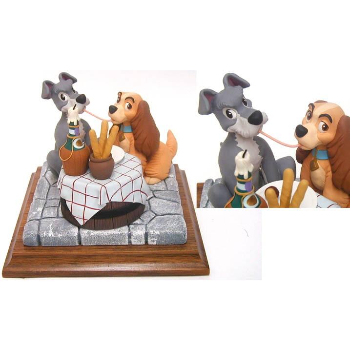 わんわん物語 レディ&トランプ スカルプチャー フィギュアリン David