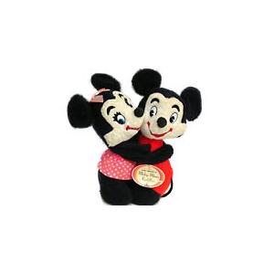 ミッキー&ミニー 抱きつきぬいぐるみ ヴィンテージ ディズニー : FAR