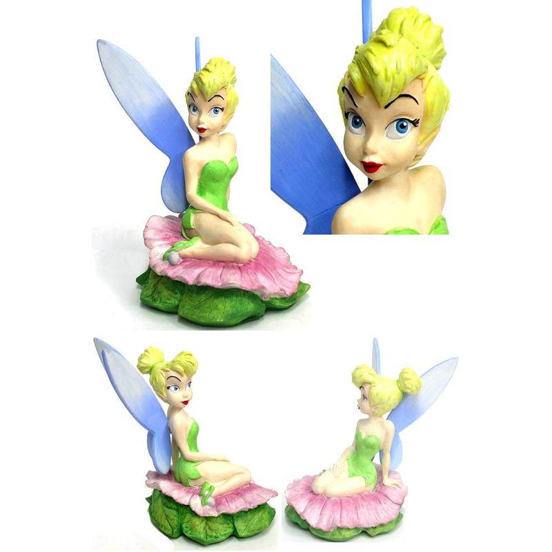 ティンカー・ベル フィギュアリン 花の上に座る D.ストア版 1994年