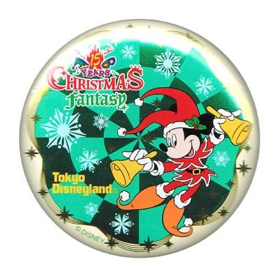 東京ディズニーランド 15周年 クリスマスファンタジー ミッキー 缶