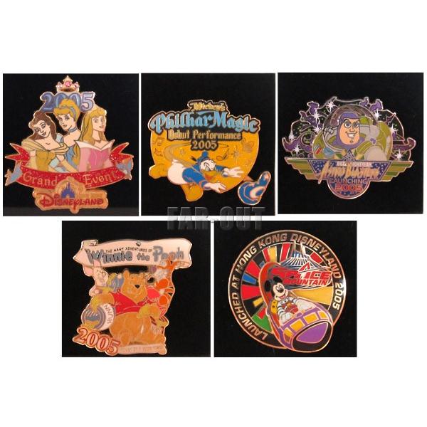 香港ディズニーランド正規品 眠り姫 ピンバッジセット 全ての