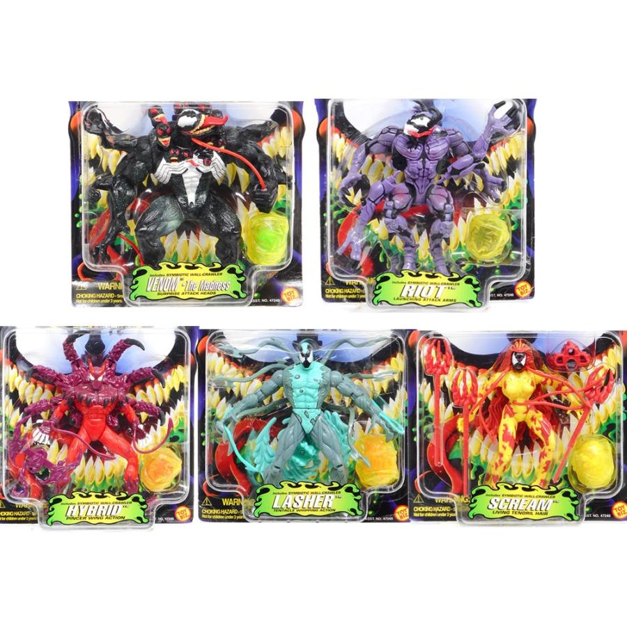 スパイダーマン ヴェノム アクションフィギュア 5点コンプリートセット