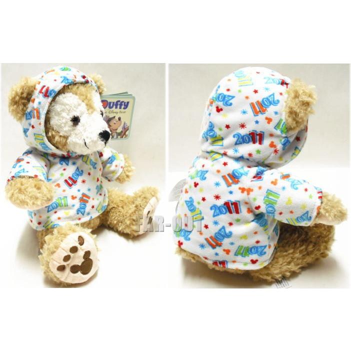 ダッフィーベア ぬいぐるみ 2011 ニューイヤー テーマパーク版 Duffy