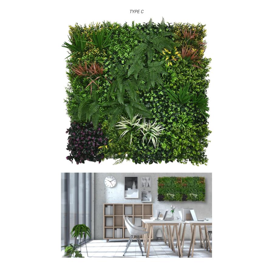ウォールグリーン 壁掛け フェイクグリーン フェイク 100×200cm 1枚