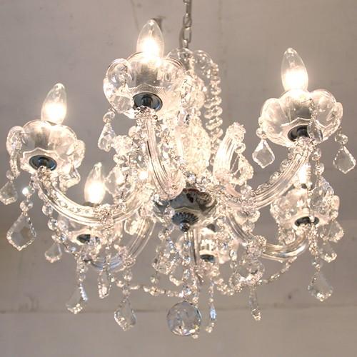 シャンデリア 6灯「サンクチュアリ」( Sanctuary)クリスタル