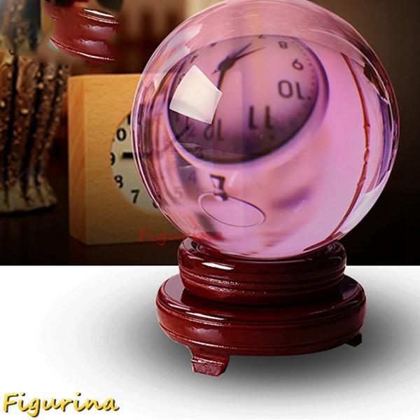 水晶玉 クリスタルボール 4cm-15cm ガラス玉 ローズクォーツ 台座付き