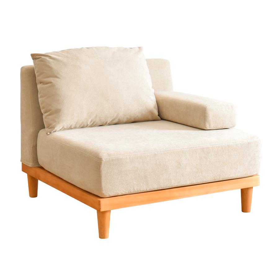 VENTOTA ソファー 1人掛け 木製 コンパクト オシャレ 一人暮らし