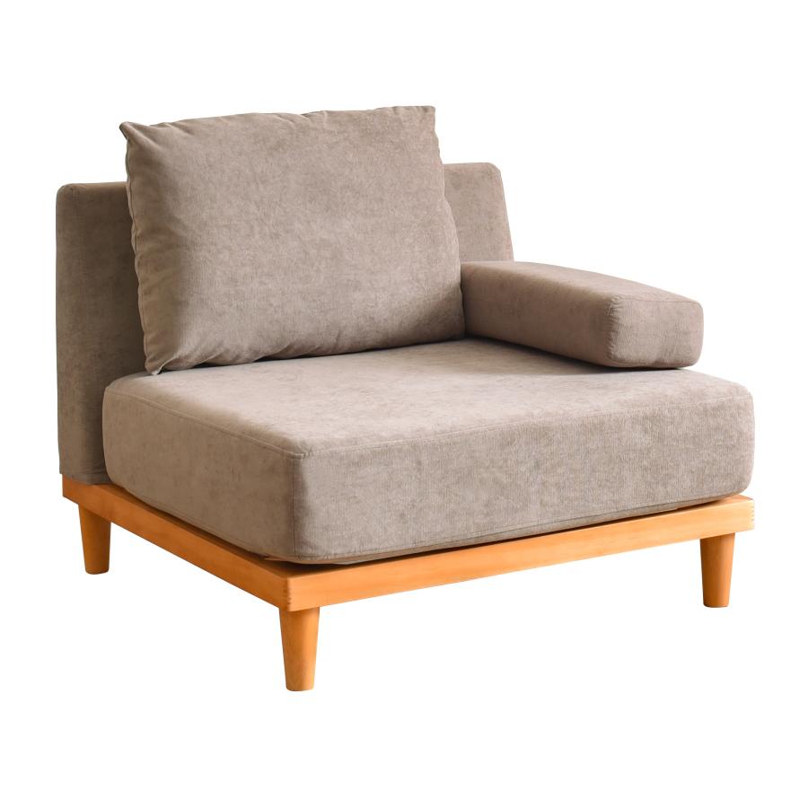 VENTOTA ソファー 1人掛け 木製 コンパクト オシャレ 一人暮らし