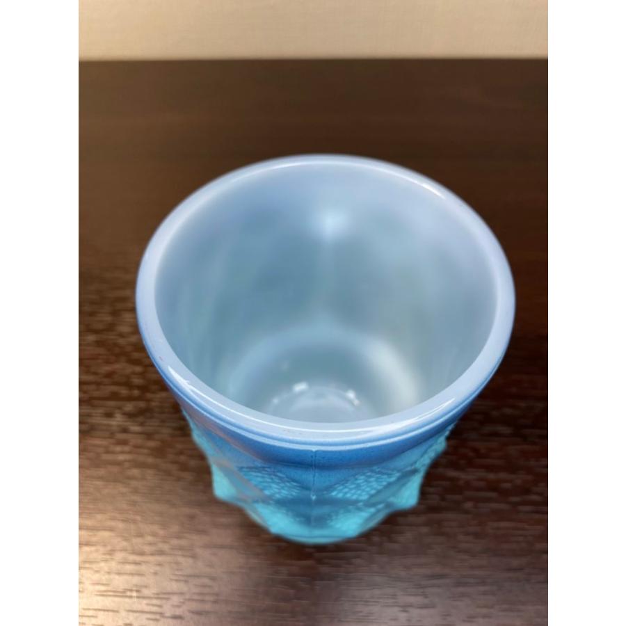 FIRE KING ファイヤーキング キンバリー マグ 青 : ファイヤーキング