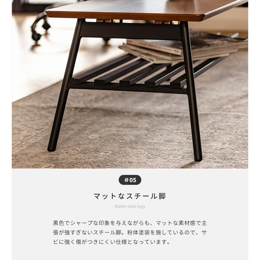 東谷 ローテーブル おしゃれ 幅80cm 折りたたみ コーヒーテーブル