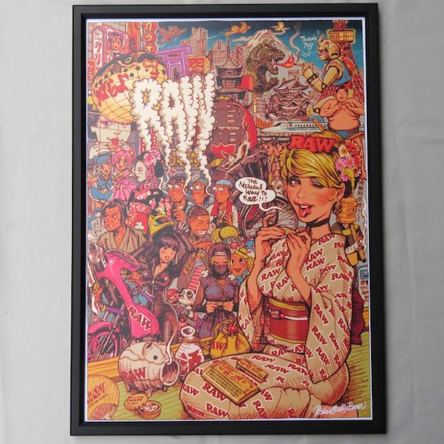 ロッキンジェリービーン RAW GIRL Japanesque W Sided ポスター