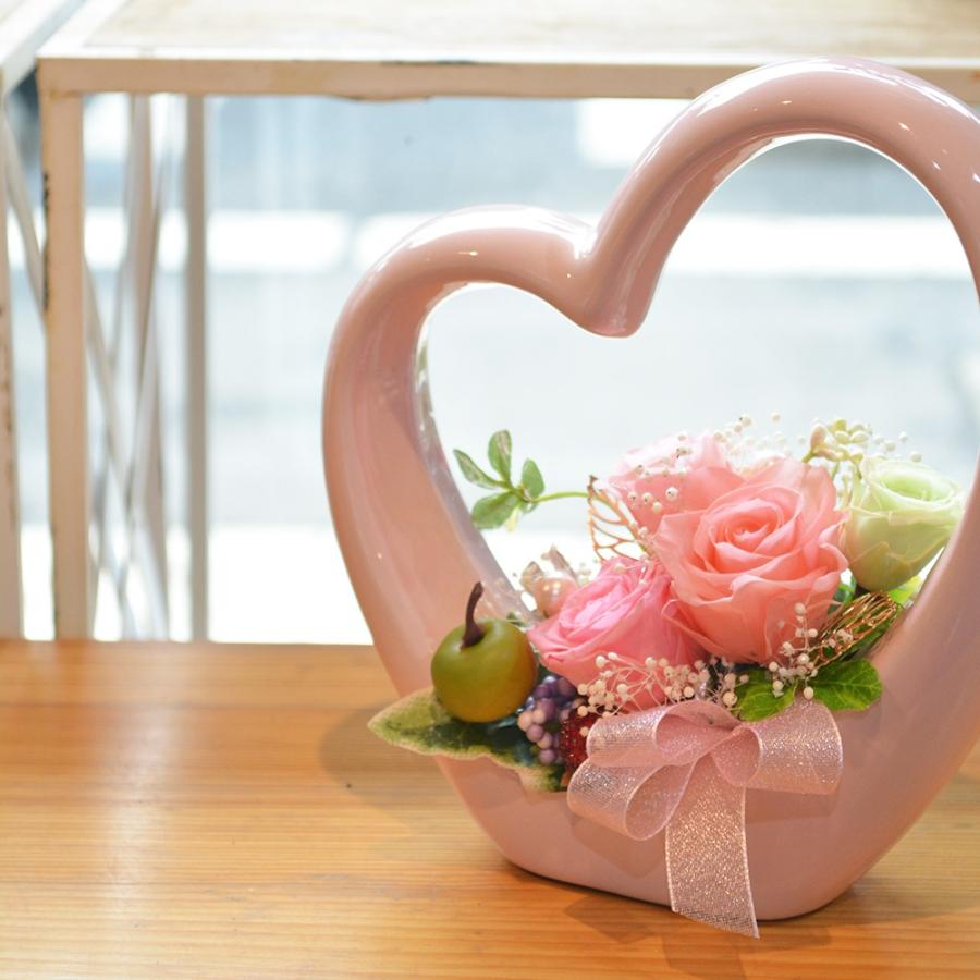 プリザーブドフラワー プレゼント 結婚祝い 花 ギフト ハート型