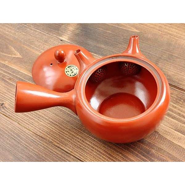 常滑焼 朱泥二口急須 (和食器 ポット 茶器 朱泥 アウトレット