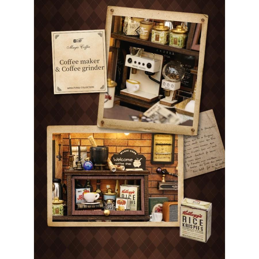 ドールハウス 手作りキットセットミニチュア Vintage Coffee Shop
