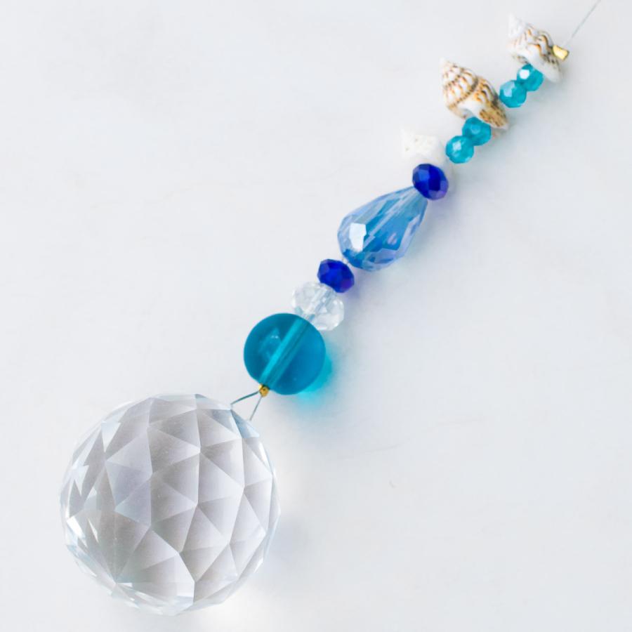 サンキャッチャー 海 30mm 海イメージ ブルー 青 沖縄 : Freaky Hands