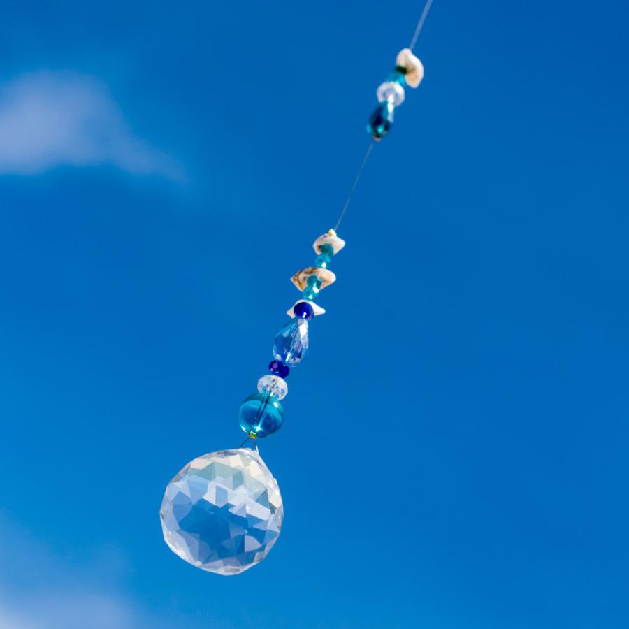 サンキャッチャー 海 30mm 海イメージ ブルー 青 沖縄 : Freaky Hands