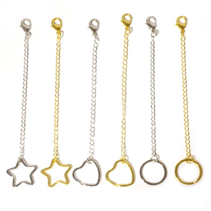 ≪同デザイン5個セット≫ハンドメイド バッグチャーム チェーン