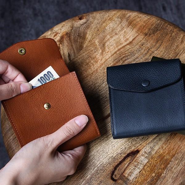 財布 シンレザーズ 人気 二つ折り財布 おしゃれ カード収納