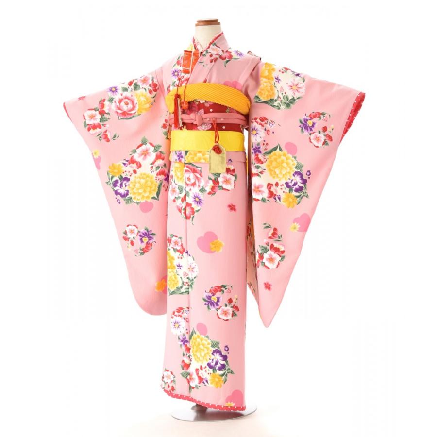 七五三 レンタル 7歳 女の子 SEIKO ピンクハートブーケ・身長125cm前後