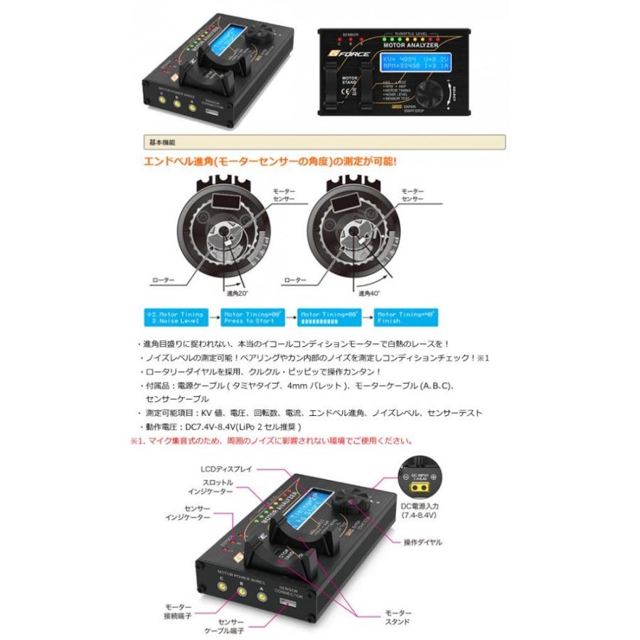 G-FORCE ジーフォース Motor Analyzer G0107 : 通販奉行 - 通販