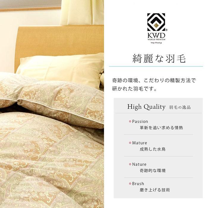 羽毛布団 シングル 日本製 フランス産ダウン90％ 1.0kg 国内洗浄 羽毛