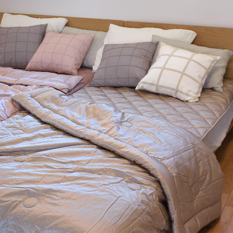 シルク敷きパッド 敷パッド シングル シルク（絹）＆コットン（綿