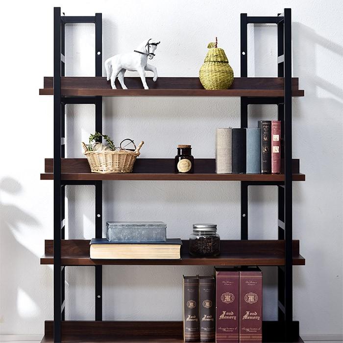 ワイエムワールド 本棚 オープンラック 書棚 スチールラック 北欧