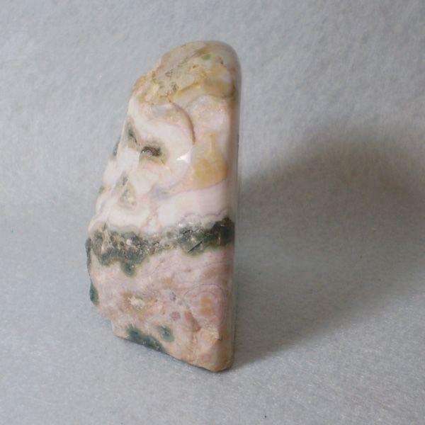 天然石 オーシャンジャスパー 原石 片面磨き 心地よい海の癒し「聖なる