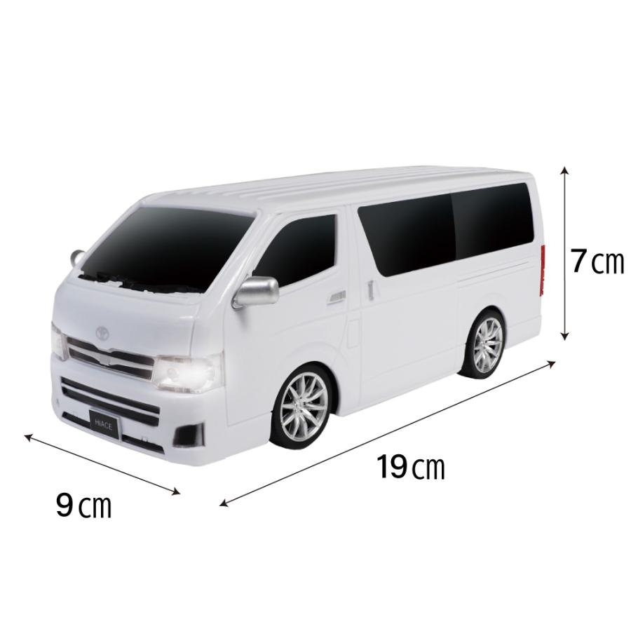 RC Toyota HIACE ブラック ホワイト ラジコン ハイエース おもちゃ