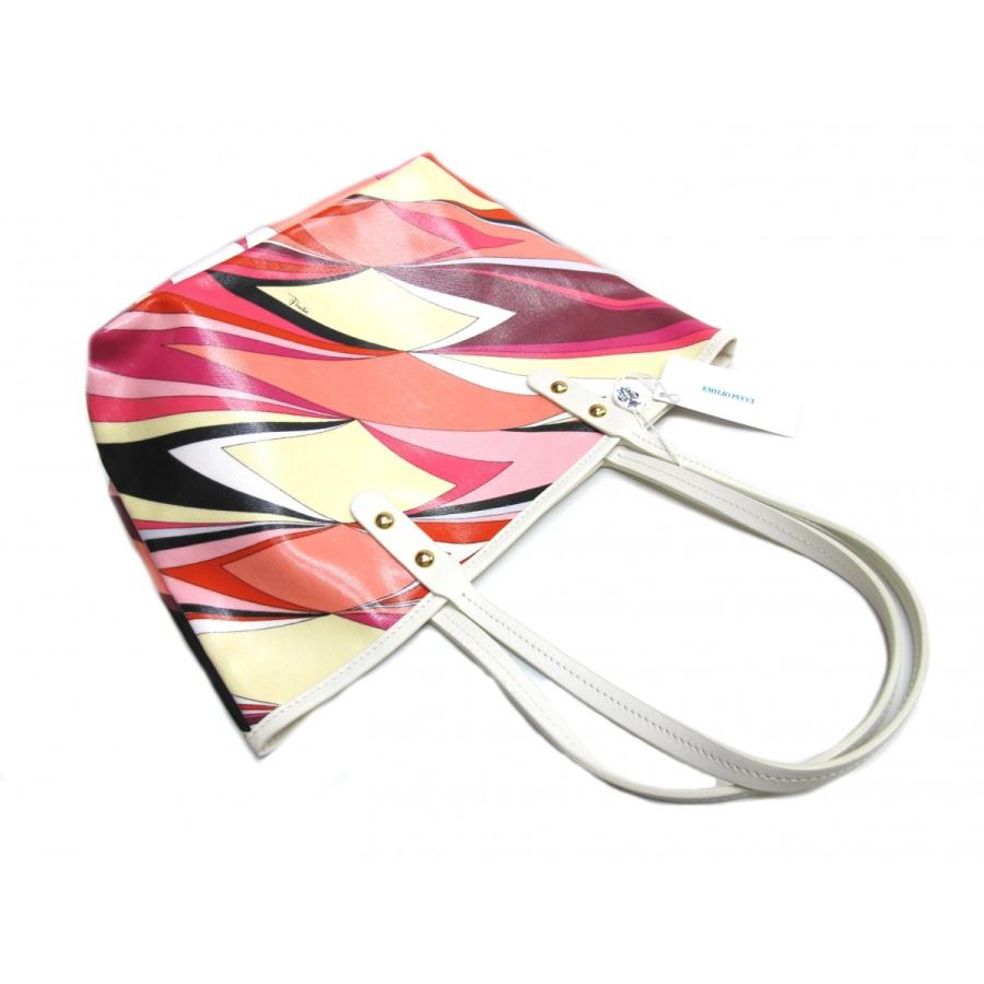 EMILIO PUCCI（エミリオプッチ） トートバッグ キャンバス×レザー