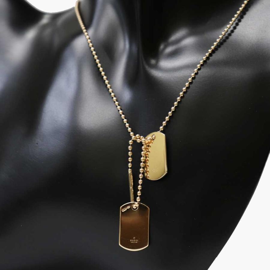 GUCCI（グッチ） (新品仕上げ済)グッチ ドッグタグ ボールチェーン
