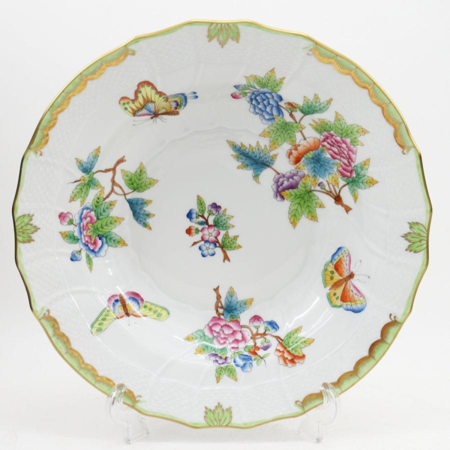 ヘレンド（HEREND） ヴィクトリア・ブーケ (VBO) 24cm スーププレート