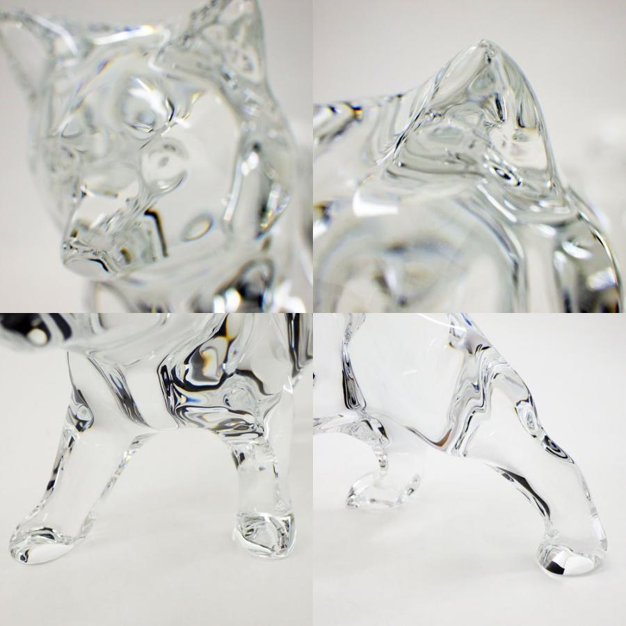 バカラ（Baccarat） 干支シリーズ 戌 クリア フィギュリン 箱付き
