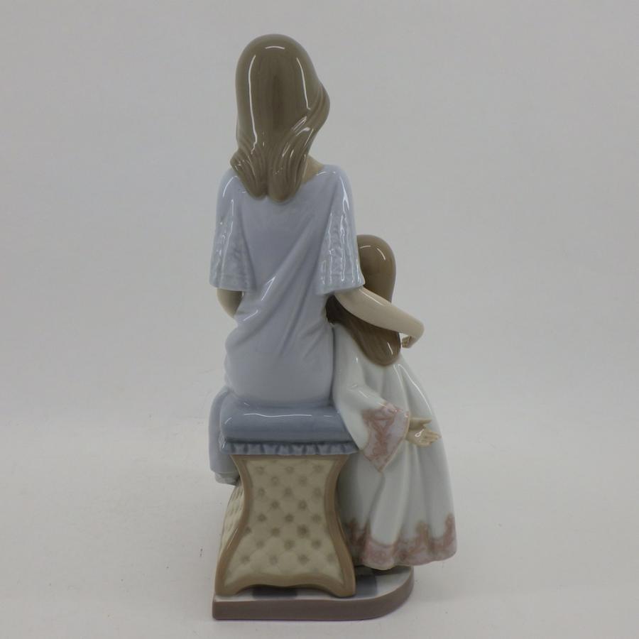 リヤドロ No.5457 「おやすみ前のご本」 Lladro/陶器/人形/置物/少女