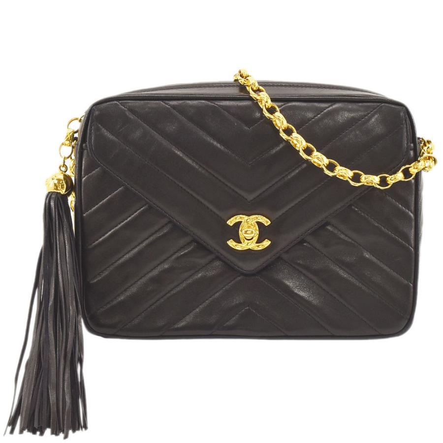 CHANEL（シャネル） ショルダーバッグ Vステッチ フリンジ チェーン
