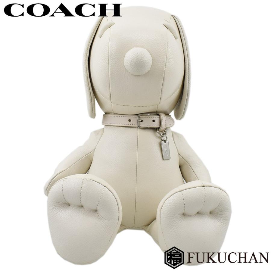COACH コーチ PEANUTS (ピーナッツ)コラボ レザー スヌーピー ドール
