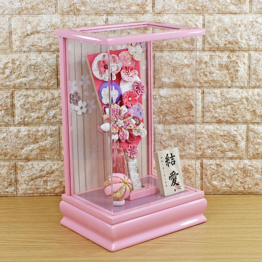 羽子板 初正月 花飾り(9号 摘み細工 つまみ細工 羽子板飾り ピンク 結