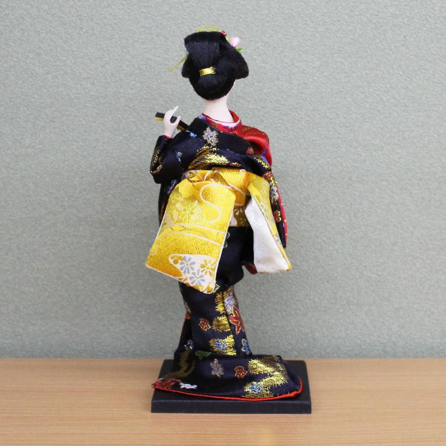 日本人形 ( 舞踊 舞妓 黒片袖 ) SP-1676E-542 24センチ 日本のお土産