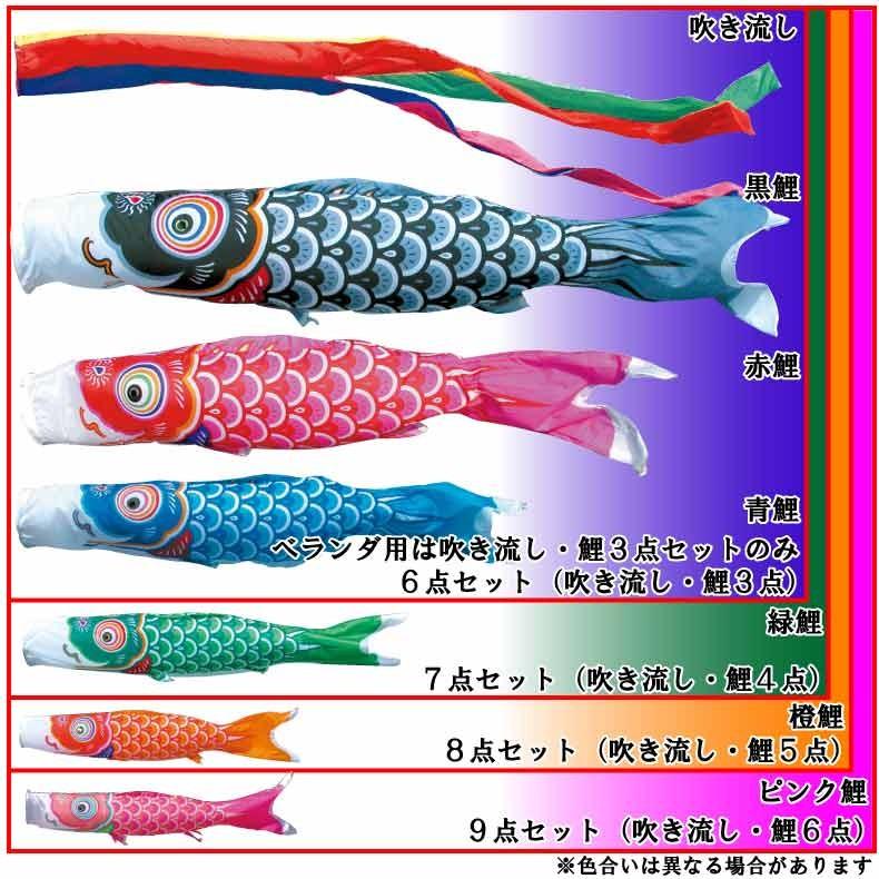 爆買 こいのぼり 鯉のぼり おしゃれ 大型セット 友禅鯉 4m 7点セット