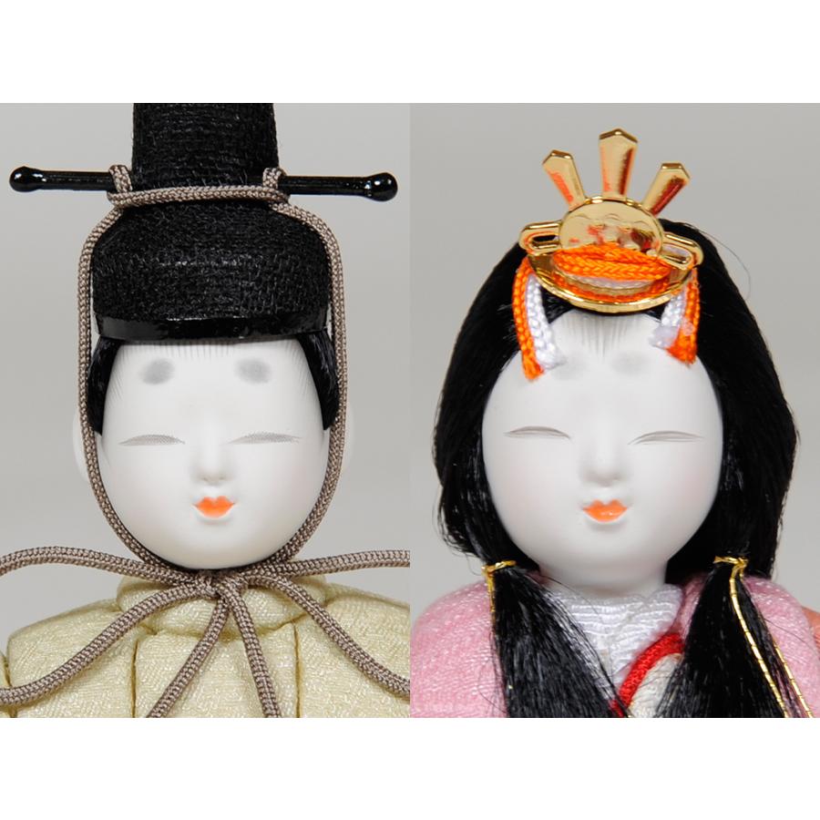 木目込／親王飾 プチサイズ木目込人形：あやか雛（B）：草園作 : 人形