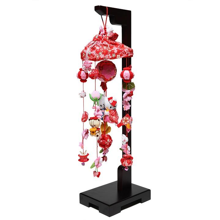 サンリオつるし雛】傘付ハローキティつるし雛「被布・メモリアル