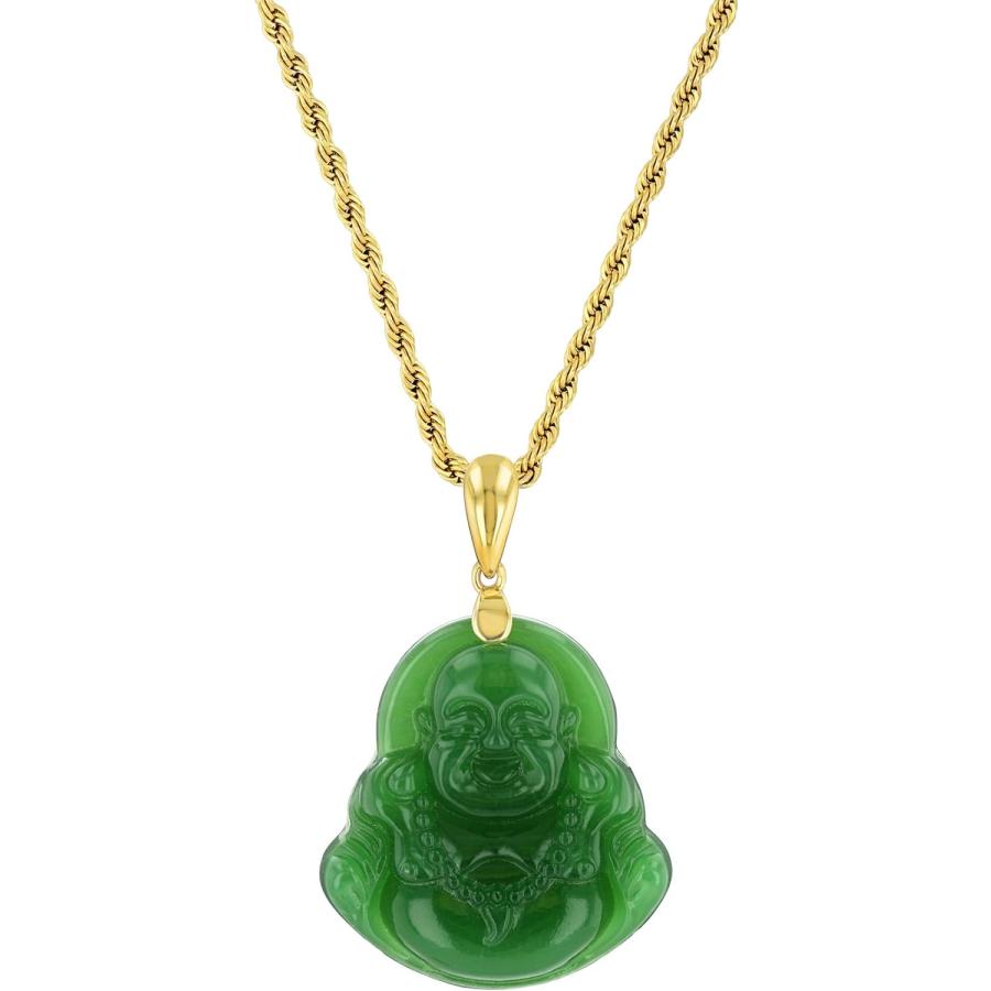 並行輸入品】本物の人工グリーン翡翠 メンズ レディース 幸運 ハッピー