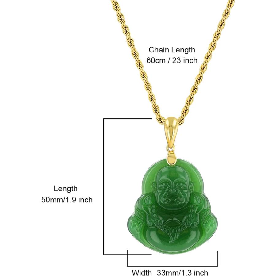 並行輸入品】本物の人工グリーン翡翠 メンズ レディース 幸運 ハッピー