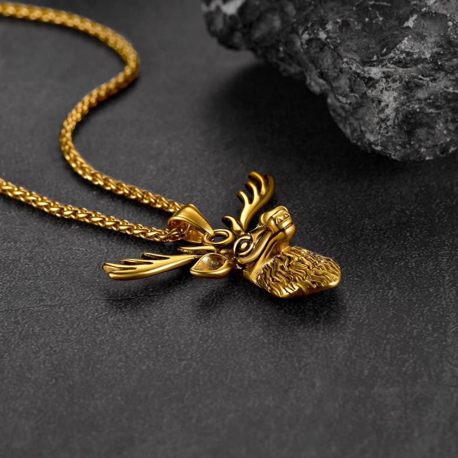 並行輸入品】FaithHeart ケルト神話 バイキング 鹿の角 ペンダント