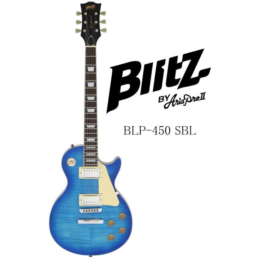 Aria Proll Blitz by AriaProII BLP-450 SBL(See-through Blue
