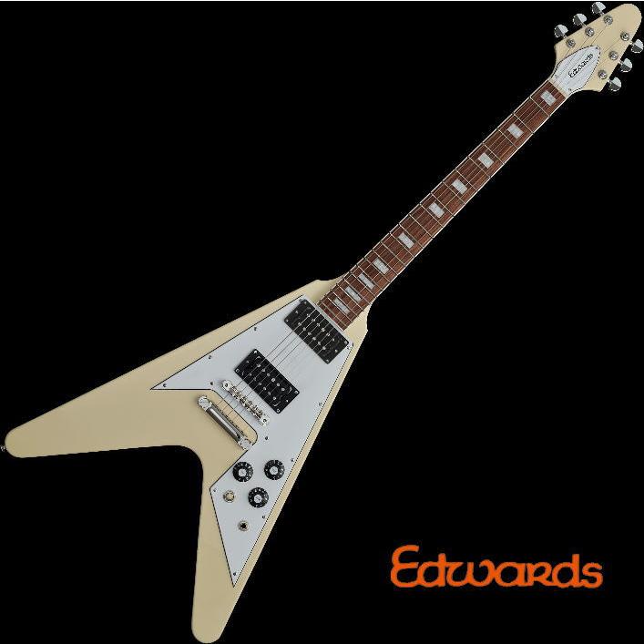 ESP EDWARDS E-FV-LTD Vintage White エドワーズ エレキギター : 楽器