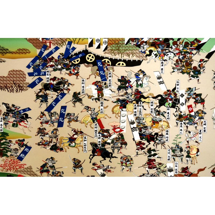 額装品】関ヶ原合戦図屏風 関ヶ原歴史民俗資料館所蔵屏風の複製版
