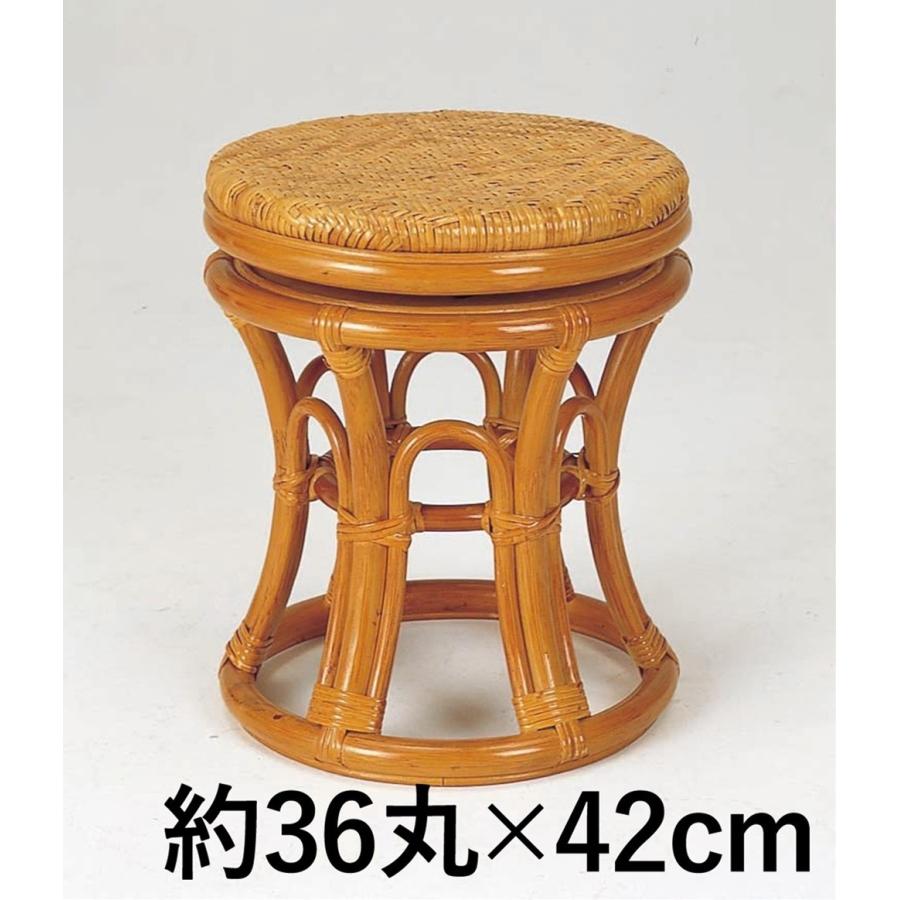 ラタン 回転スツール 【椅子】 : 人形広場 雛人形・五月人形専門店